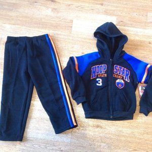 Brand New Boys Sweatshirt & Sweatpants Outfit